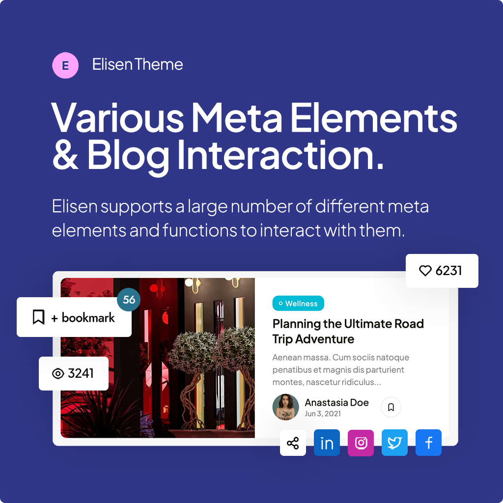 Elisen – Blog & Magazine WordPress Theme - 14