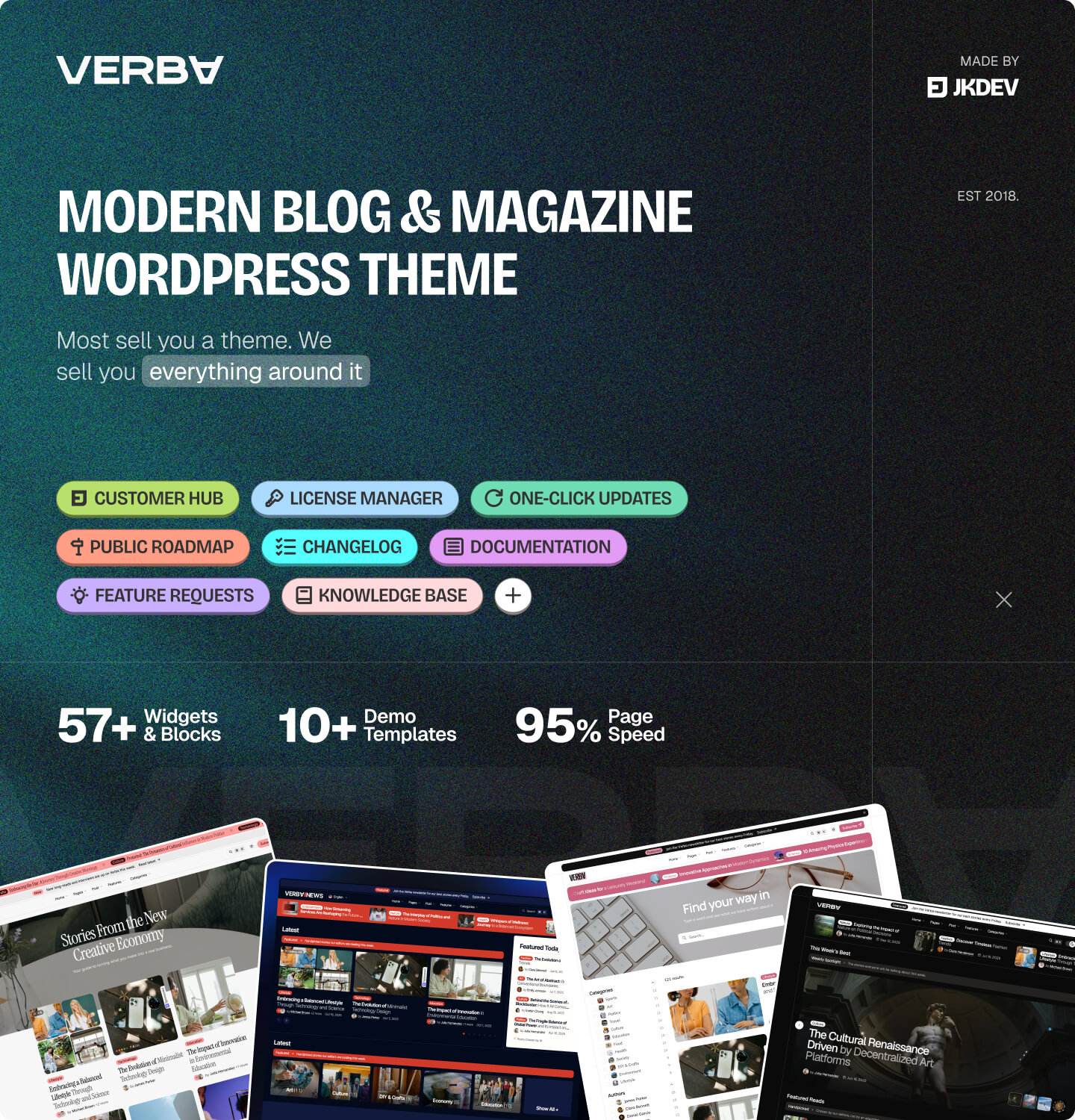 Verba - Modern Blog & Magazine WordPress Theme - 8